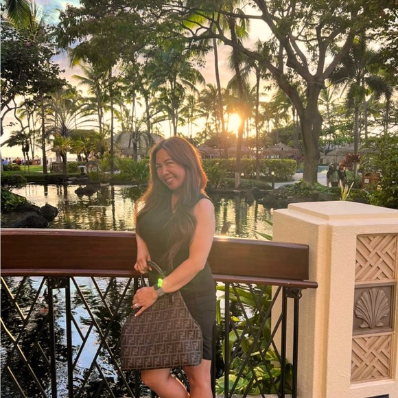 Fendi Canvas Zucca Shoulder Brown Canvas Tote Bag - Picture 13 of 13